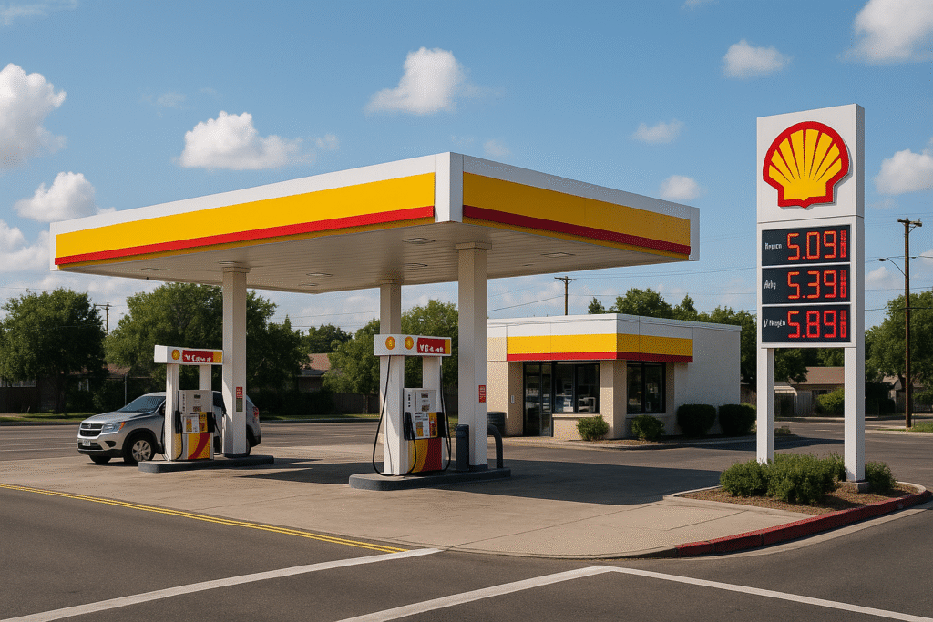 NNN Shell Gas Station for Sale